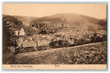 c1910 Greetings from Thüringia Germany Ruhla Unposted Antique Postcard picture