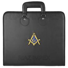 Masonic Regalia Soft Apron Carrying Case Master Mason Case Embroidered picture