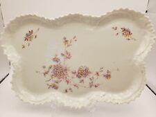 Victoria Carlsbad Austria Dresser Vanity Tray Floral Butterfly Shape picture
