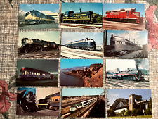 Lot G 50 Different Railroad Locomotive Train Postcards NEW OLD STOCK FAB COND picture