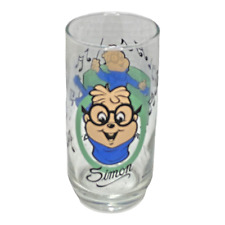 Vintage 1985 SIMON Alvin and The Chipmunks Drinking Glass Tumbler Bagdasarian picture