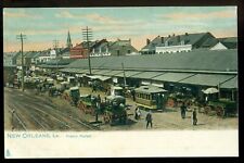 1908 EXCEL Raphael Tuck New Orleans French Market Unused Postcard picture