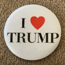 2020 DONALD TRUMP ☆OFFICIAL☆ I LOVE ❤ TRUMP ☆AUTHENTIC☆ PIN BUTTON picture