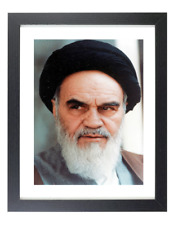 AYATOLLAH RUHOLLAH KHOMEINI Leader from Iran Matted & Framed Picture Photo picture