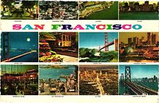 Vintage Postcard 4x6- Attractions, San Francisco, CA 1960-80s picture