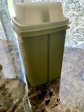 Vintage 1970's Tupperware Pickle keeper Avocado Green 3 Piece Complete 1330-6 picture