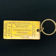 Vintage Summertime Chicago Public Library Cultural Center Keychain picture