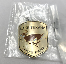 Lake Texana Texas State Park TX Walking Stick Medallion - Vintage Souvenir Rare picture