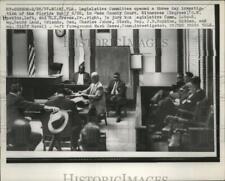 1957 Press Photo Florida Legislative Committee NAACP Investigation in Miami picture