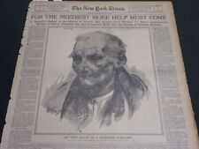 1925 DEC 20 NY TIMES DRAMA SECTION - 100 NEEDIEST CASES - NEYSA MCMEIN - NT 7066 picture