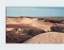 Postcard Footprints on the Cape Cod Sand Dunes Massachusetts USA picture