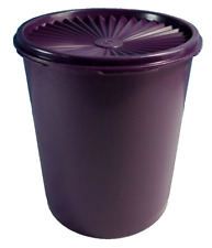Tupperware Servalier Canister Deep Purple  2.7L 11 cup  Starburst Lid NEW picture