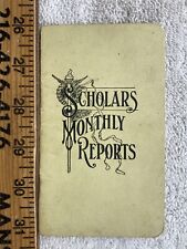 1909 Vintage School Report Card Feasterville Primary Elementary Bucks County PA picture
