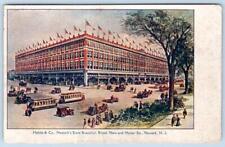 Pre-1907 HAHNE & CO DEPARTMENT STORE NEWARK NEW JERSEY AMERICAN FLAGS POSTCARD picture