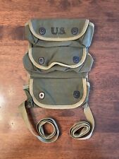 WWII Style US ARMY 3 THREE POCKET GRENADE POUCH picture