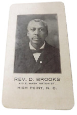 Calling Card Rev. Daniel Brooks African American Minister Leader High Point NC picture