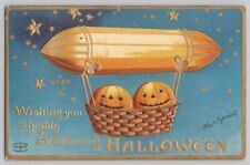 Postcard Halloween Wising You An Entertaining Halloween Ellen Clapsaddle c1910 picture