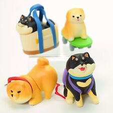 Cute Shiba Inu Chubby Puppy Brown Black Dog Figure 1 Random Surprise Toy  picture