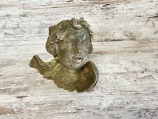Vintage Polychrome Angel / Putto Plaster 7 Inches in Height  picture