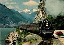 Iron Horse Sister Locomotive to Queen Elizabeth British Columbia Canada Postcard picture