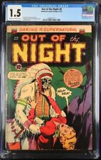 Out of the Night 8 CGC 1.5 Ken Bald Cover American Comics Group 1953 picture