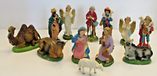 Vintage Nativity Joseph Mary Etc Italy  Hand Painted #GP picture