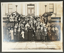 Astoria Oregon R.N.A. State Convention Cabinet Card 1921 Antique Photo PP106 picture