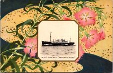 Vintage Postcard Japan Steamer Nippon Yusen Kaisha N.Y.K. S.S. Terukuni Maru picture