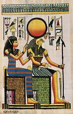 Rare Authentic Ancient Egyptian Papyrus - Ra-Horakhty-8x12” picture