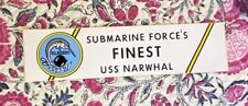 USS Narwhal SSN-671 Decal Sticker On Fasson Paper Submarine Forces Finest picture