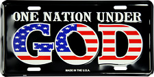One Nation Under God Black USA American 6