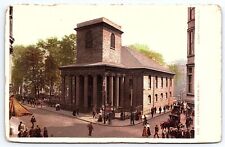 King's Chapel Boston Massachusetts Historic Religious Building Landmark Postcard picture