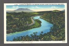 Railroad Postcard:  Norfolk & Western Railway along the New River picture