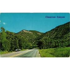 Cimarron Canyon New Mexico Postcard Classic Car View Gram Unposted picture
