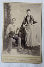 Antique Cabinet Photo Cute Young Man Sassy Woman Hand On Hip Ogden, Utah picture