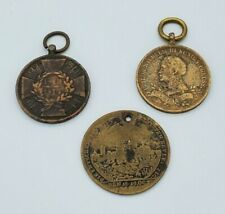 German Napoleonic Wars Commemorative Medal 1813 1814 bronze cannon award set  picture
