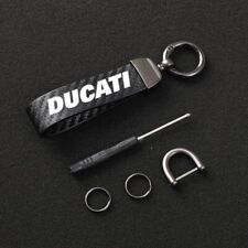 Carbon Motorcycle Keyring Keychain For Ducati796 795 821 Monster 696 400 Diavel picture