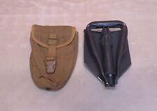 US Military Issue Entrenching Tool E-Tool Shovel USMC Coyote Brown Pouch Carrier picture