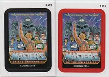 2013 Topps Wacky Packages He Man MASTERS OF THE UNIVERSITY (Universe) RED &BLACK picture