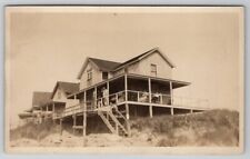 RPPC CT Shorefront The Naugatuck Beach Cottage Inn People on Porch Postcard F26 picture