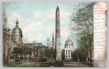 Harrisburg Pennsylvania, State Street Monument, Vintage Postcard picture