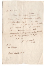 John Lee Signed Letter (1783-1866) / Autographed Astronomer, Mathematician picture