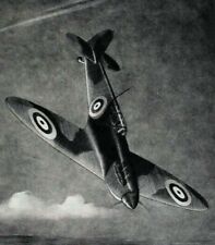 VICKERS SUPERMARINE SPITFIRE P BLAKE DE HAVILLAND LIBRARY LARGE PRINT RAF WW2  picture