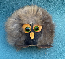 VINTAGE 1960'S 1970'S MID CENTURY FURRY OWL GONK ORNAMENT picture