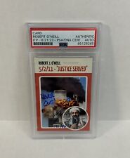 Navy SEAL Robert O’Neill LE/911 Signed “Twin Towers Hit” Bin Laden Card PSA/DNA picture