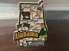 Alabama Jumbo State Map Fridge Magnet picture