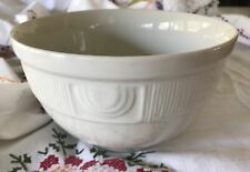 HALL 267 mixing bowl, Art Deco Ribs/Arches, white 7.5
