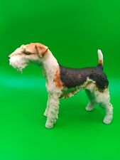Vintage West Germany Porcelain Fox Terrier Dog Figurine picture