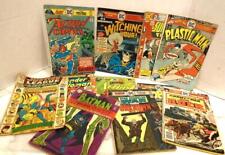 Vintage DC comics, lot of 12, Superman, Plastic Man, Batman 60's, 70's picture