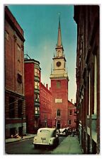 Vintage 1950s - Old North Church - Boston, Massachusetts Postcard (UnPosted) picture